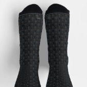 Chaussette Motif Corbeau Noir Gothique (Haut)