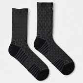 Chaussette Motif Corbeau Noir Gothique (Droite)