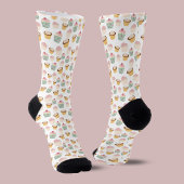 Chaussette Motif Cupcake