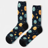 Chaussette Motif Cute Cosmos (Gauche)