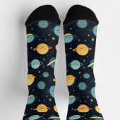 Chaussette Motif Cute Cosmos (Haut)