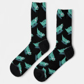 Chaussette Motif d'animal sauvage d'alligator mignon (Gauche)
