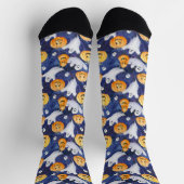 Chaussette Motif d'aquarelle Halloween (Haut)