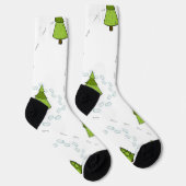 Chaussette motif d'arbre de Noël (Droite)