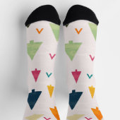 Chaussette motif d'arbre de Noël (Haut)