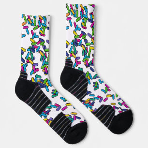 Chaussette Motif d'arrosage éparpillé