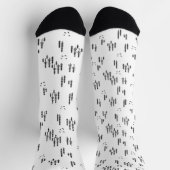 Chaussette Motif d'art de Forest Line (Haut)