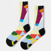 Chaussette Motif d'art de Noël (Gauche)