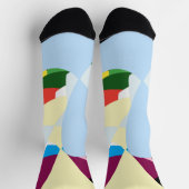 Chaussette Motif d'art de Noël (Haut)