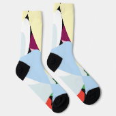 Chaussette Motif d'art de Noël (Droite)