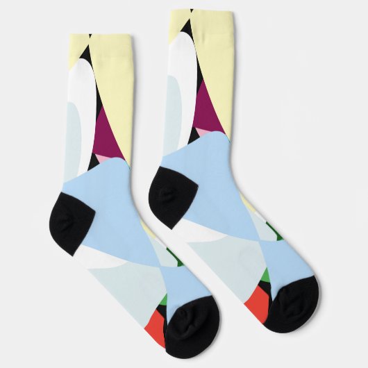 Chaussette Motif d'art de Noël (Droite)