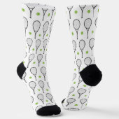 Chaussette Motif de balle de tennis (Angulaire)