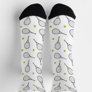 Chaussette Motif de balle de tennis