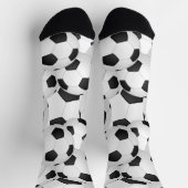 Chaussette Motif de balles de football (Haut)