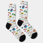 Chaussette Motif de bandes dessinées Superheroes (Droite)