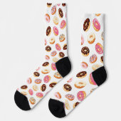 Chaussette Motif de beigne douce (Gauche)