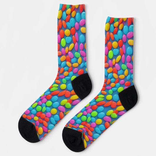 Chaussette Motif de bonbons (Gauche)