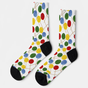 Chaussette Motif de bonbons motif Lollies lollipop 21 Thr