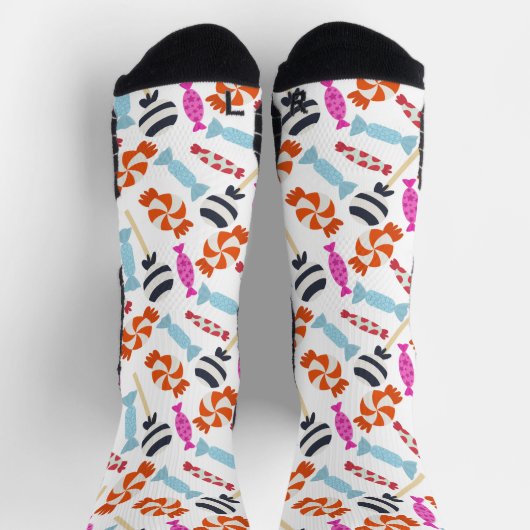 Chaussette Motif de bonbons | motif Lollies | lollipop 35 Pap (Haut)