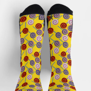 Chaussette Motif de bonbons motif Lollies lollipop 50 Wra