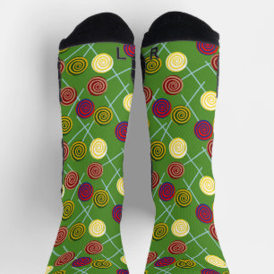 Chaussette Motif de bonbons motif Lollies lollipop 58 Can