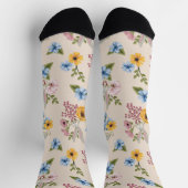 Chaussette Motif de broderie florale BUGS BUNNY™ (Haut)