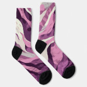 Chaussette Motif de camouflage rose (Droite)