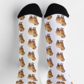 Chaussette Motif de capybara mignon (Haut)