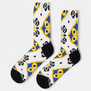 Chaussette Motif de carreaux de céramique