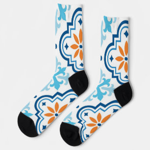 Chaussette Motif de carreaux en céramique