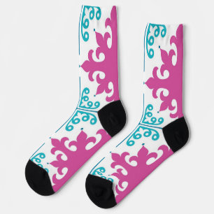 Chaussette Motif de carreaux en céramique