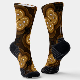 Chaussette Motif de carrelage géométrique California Capitol