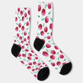 Chaussette Motif de cerise aquarelle (Droite)