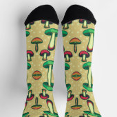 Chaussette Motif de champignons (Haut)