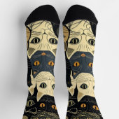 Chaussette Motif de chat Artsy (Haut)