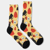 Chaussette motif de chat noir (Droite)