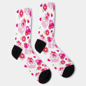 Chaussette Motif De Chouettes, Chouettes Mignonnes, Chouettes (Droite)