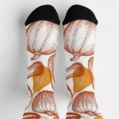 Chaussette Motif de citrouille (Haut)