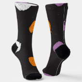 Chaussette Motif de citrouille (Angulaire)