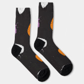 Chaussette Motif de citrouille (Droite)