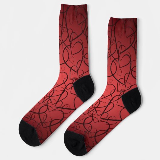 Chaussette Motif de coeur (Gauche)