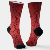 Chaussette Motif de coeur (Angulaire)