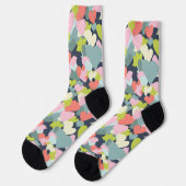 Chaussette Motif de coeur coloré (Gauche)