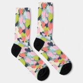 Chaussette Motif de coeur coloré (Droite)