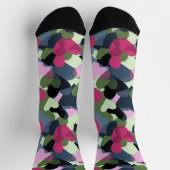 Chaussette Motif de coeur coloré (Haut)
