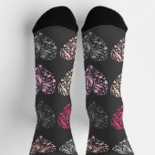 Chaussette motif de cœurs (Haut)