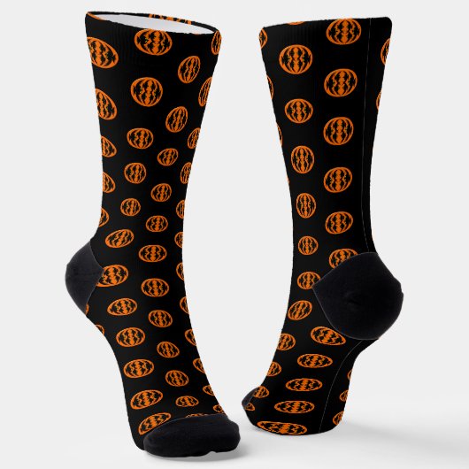 Chaussette Motif de corbeaux d'Halloween (Angulaire)