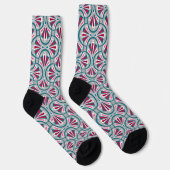 Chaussette Motif de couleur Art déco. (Droite)