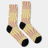 Chaussette Motif de couleurs d'automne cool (Droite)