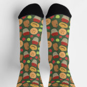 Chaussette Motif de cueillette de pommes amusant d'automne (Haut)
